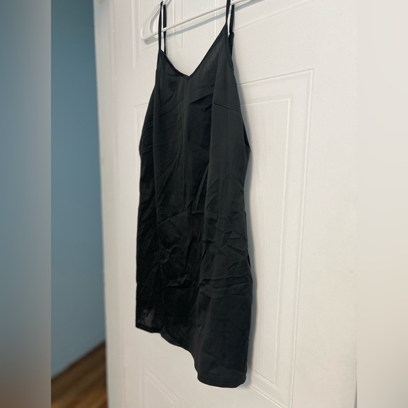 Black Mesh (net) Blouse with Tank top - Picture 5 of 6